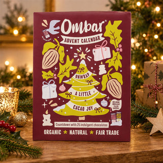 Ombar Vegan Chocolate Christmas Advent Calendar, Organic Filled Chocolates