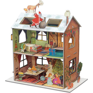 3D Christmas Advent Calendar The Night Before Christmas Pop & Slot Advent Calendar | Pop Up Advent Calendar Freestanding Advent Calendar | Advent Calendar House