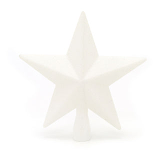 Elegant White Star Christmas Tree Topper | Christmas Tree Star Xmas Star Tree Topper | Christmas Tree Decorations