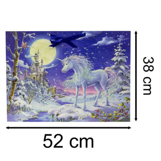 Unicorn in the Magical Forest Christmas Advent Calendar | Fairytale Calendar