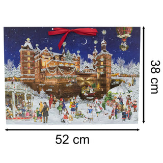 Magic at the Castle Christmas Advent Calendar | Traditional Advent Calendar 52cm