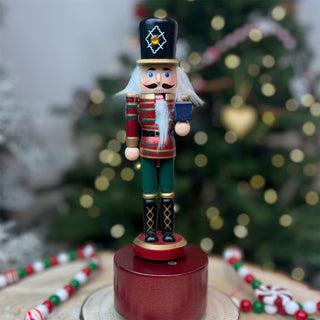 Musical Wooden Christmas Nutcracker Soldier | Nutcracker with Music Box - 24cm