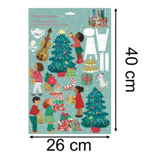 3D Pop & Slot A Christmas Party Free Standing Christmas Advent Calendar