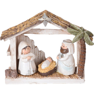 Mini Christmas Nativity Scene | Nativity Set with Baby Jesus, Mary & Joseph