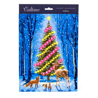 Christmas Advent Calendar Christmas In The Forest Christmas Tree Advent Calendar