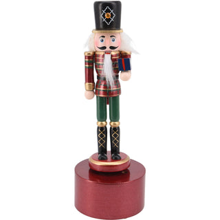 Musical Wooden Christmas Nutcracker Soldier | Nutcracker with Music Box - 24cm