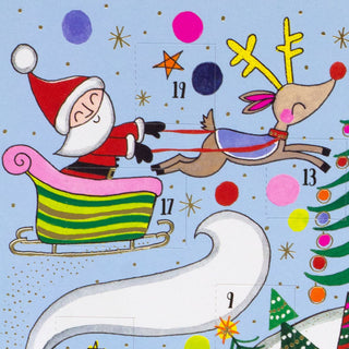 Peace on Earth Christmas Advent Calendar | Santa & Reindeer Christmas Calendar