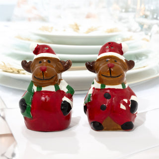 Christmas Reindeer Salt & Pepper Pots | Festive Novelty Salt & Pepper Shakers