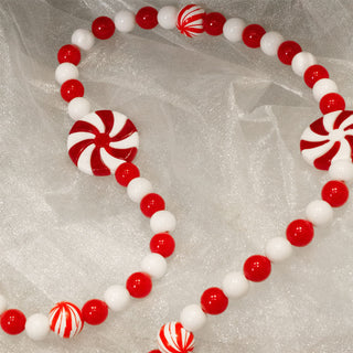 Candy Garland Christmas Decoration | Sweetie Candy Cane Ornament - 140cm