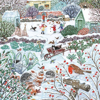Winter Garden Christmas Advent Calendar | Traditional Picture Advent Calendar