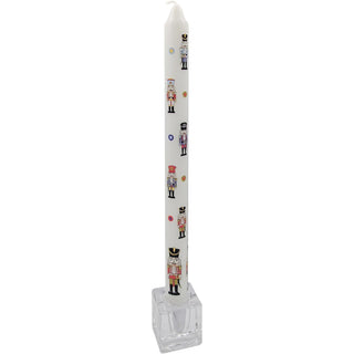 Nutcracker Soldier Advent Dinner Candle | Christmas Calendar Candle - 29cm