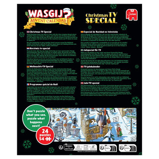 Wasgij Advent Calendar Christmas TV Special! 24 x 54 Piece Jigsaw Puzzle