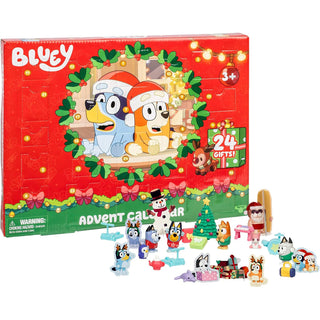 Bluey Christmas Advent Calendar, 24 Surprises with Figures and Accessories