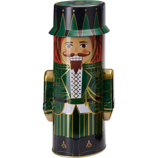 Christmas Nutcracker Cookie & Biscuit Tin | 3D Nutcracker Soldier Storage Tin