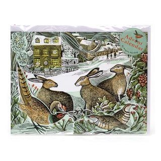 We Three Hares Pop-up 3D Advent Calendar | Rabbit Christmas Calendar - 40x30cm