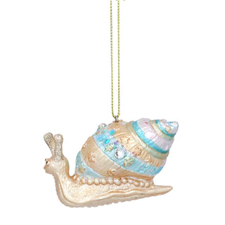 Sea Snail Christmas Bauble | Under the Sea Snail Christmas Tree Ornament - 8cm