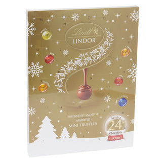 Lindt Lindor Mini Advent Calendar with 24 Truffles | Chocolate Advent Calendar