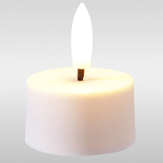 4 LED Rechargeable Tealight Candles and Charger, Rechargeable Flameless Set of 4