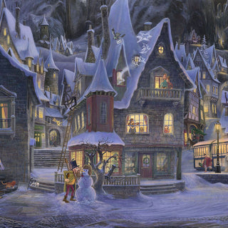 Enchanted Moonlit Village Christmas Advent Calendar Traditional Advent Calendar