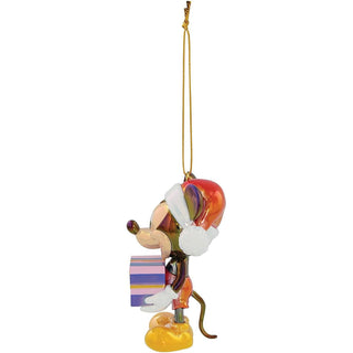Disney Mickey Mouse Christmas Tree Hanging Decoration, 10cm Festive Bauble