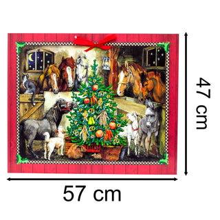 Christmas at the Stables Christmas Advent Calendar | Traditional Advent Calendar