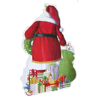 3D Santa Claus Christmas Advent Calendar, 45.5cm Freestanding Illustrated