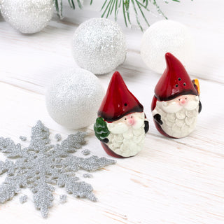 Christmas Gonk Salt & Pepper Pots | Festive Santa Gnome Salt & Pepper Shakers