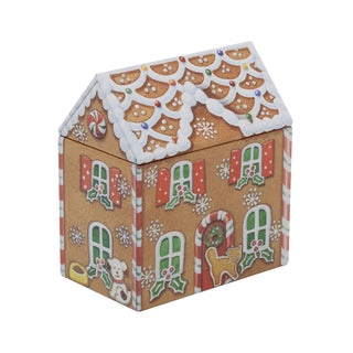 Dana Kubrik Small Gingerbread House Tin | Festive Christmas Storage Tin