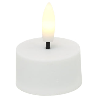 4 LED Rechargeable Tealight Candles and Charger, Rechargeable Flameless Set of 4