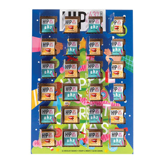 H!P Vegan Oat Milk Chocolate Christmas Advent Calendar, Two Flavours
