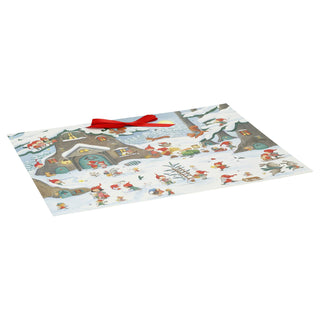 Large Picture Advent Calendar, Gnome Woodland Christmas Design 52cm