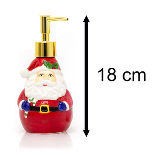 Christmas Character Soap Dispenser | Ceramic Hand Wash Bathroom Soap Dispenser