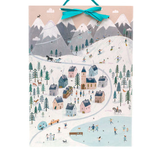 Mountain Village Christmas Advent Calendar | Large Picture Advent Calendar