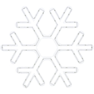 Snowflake LED RGB Light | 90 LED Colour Changing Star Decoration - 50x43cm