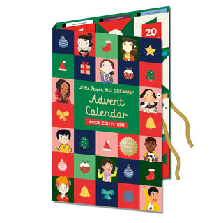 Christmas Book Advent Calendar, 24 Mini Notable People Books for Kids