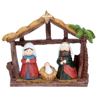 Christmas Mini Nativity Scene | Traditional Nativity Set Jesus, Mary & Joseph