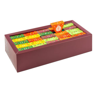 Tea Chest Christmas Advent Calendar 25 Organic Pyramid Tea Bags Advent Calendar