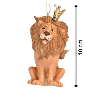 Cowardly Lion Christmas Tree Bauble | Wizard Of Oz Christmas Tree Ornament 10cm